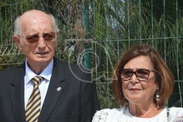 Acto de descubrimiento de la placa de la calle de Farmacéutico Francisco Artiles Betancor (Foto TA)